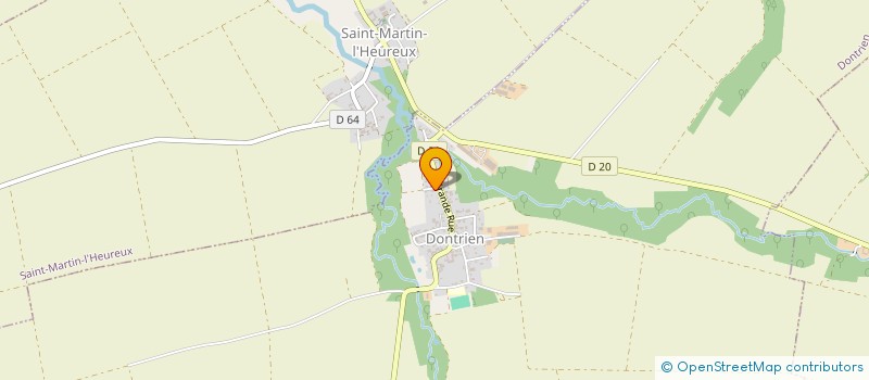 localisation de l'entreprise SARL V.N.T.  DONTRIEN