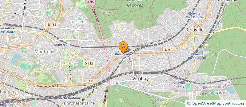localisation de l'entreprise SARL V.R.R à VIROFLAY