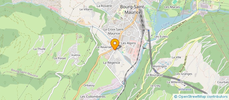 localisation de l'entreprise SARL V.T.A. VIDEO TECHNIQUE AUTOMATIQUE à BOURG-SAINT-MAURICE
