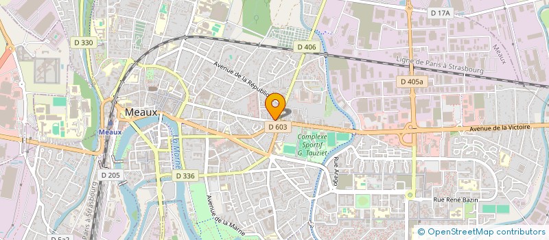 localisation de l'entreprise SARL V2L COURTAGE à MEAUX