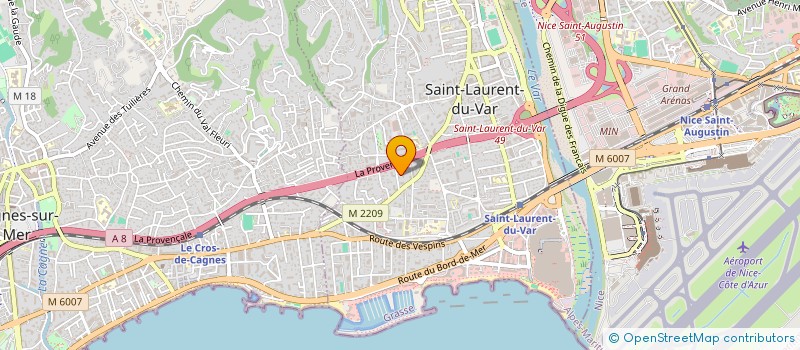 localisation de l'entreprise SARL V2MK à SAINT LAURENT DU VAR