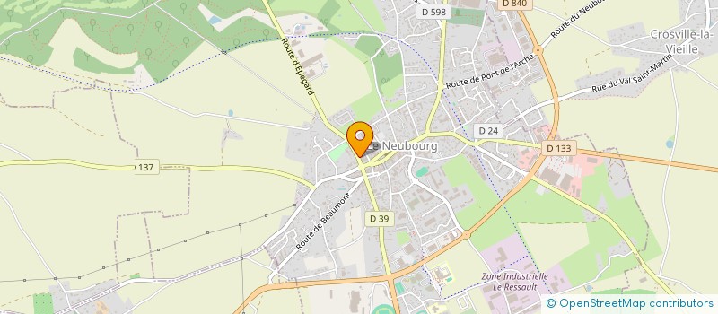 localisation de l'entreprise SARL V3M à LE NEUBOURG