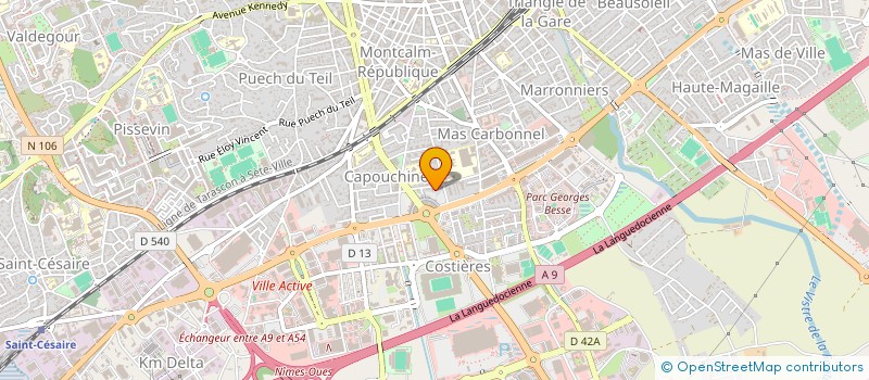 localisation de l'entreprise SARL VABA à NIMES