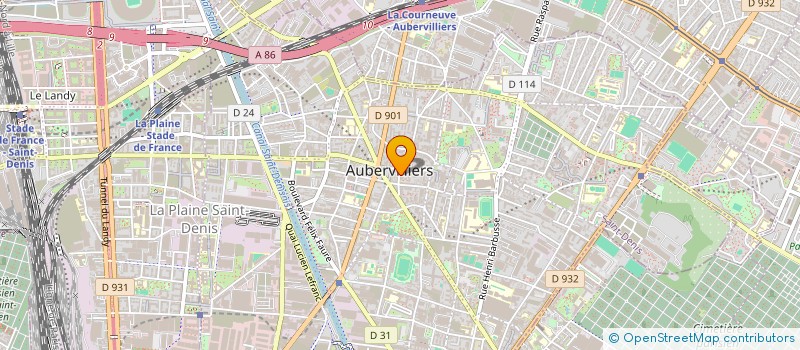 localisation de l'entreprise SARL VABEN à AUBERVILLIERS