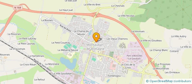 localisation de l'entreprise SARL VADES-MORIN  MONTAUBAN-DE-BRETAGNE