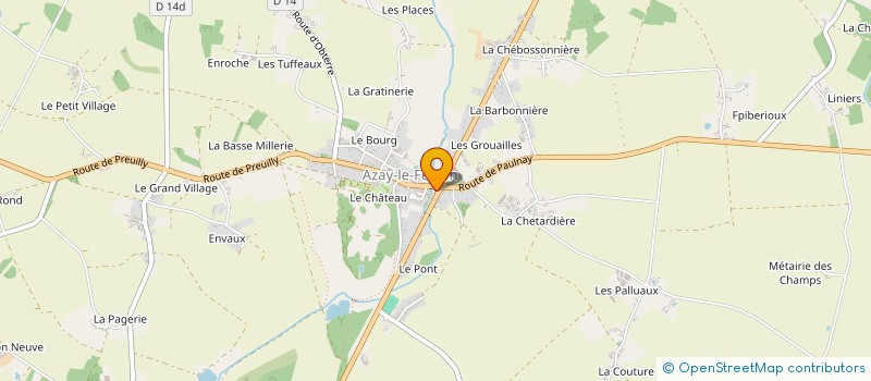 localisation de l'entreprise SARL VAFE à AZAY-LE-FERRON
