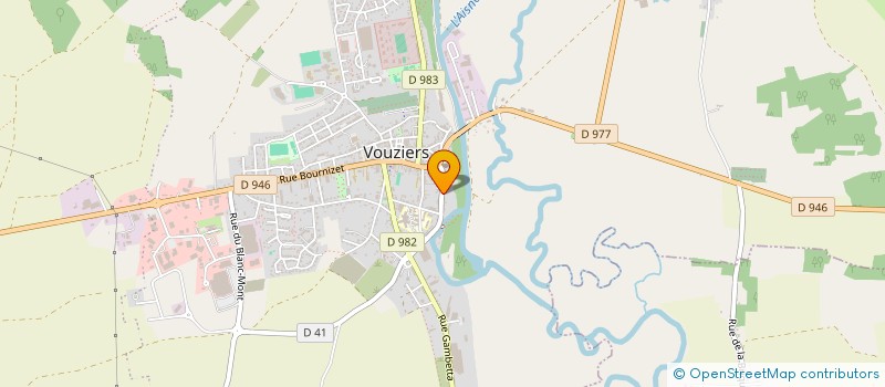localisation de l'entreprise SARL VAIRY CUISINES à VOUZIERS