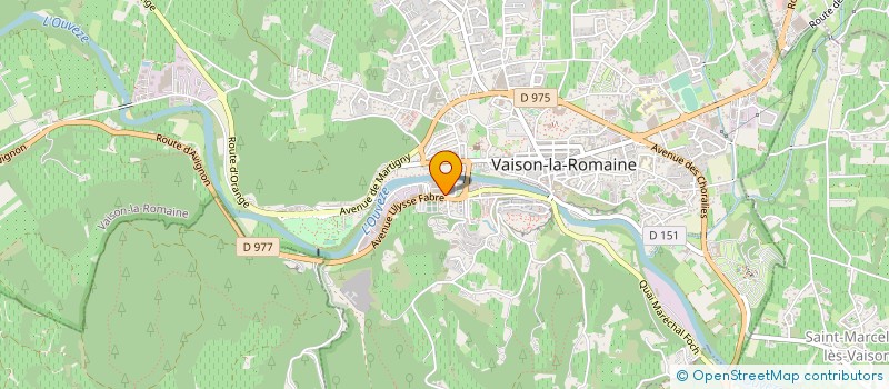 localisation de l'entreprise SARL VAISON FROID à VAISON-LA-ROMAINE