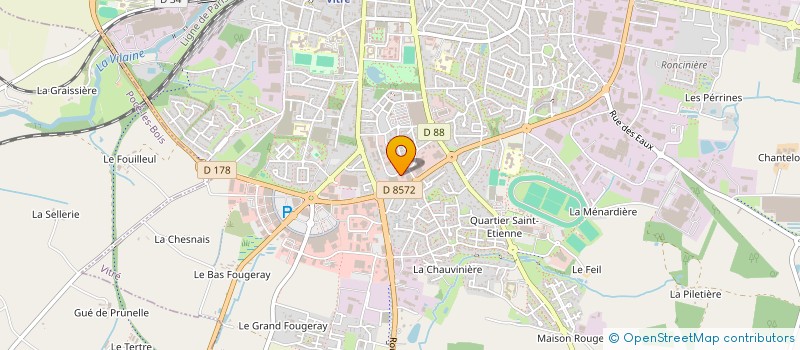 localisation de l'entreprise SARL VAL ARN BIO à VITRE