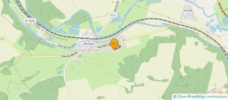 localisation de l'entreprise SARL VAL BUREAUTIQUE à VAL-D'ORNAIN