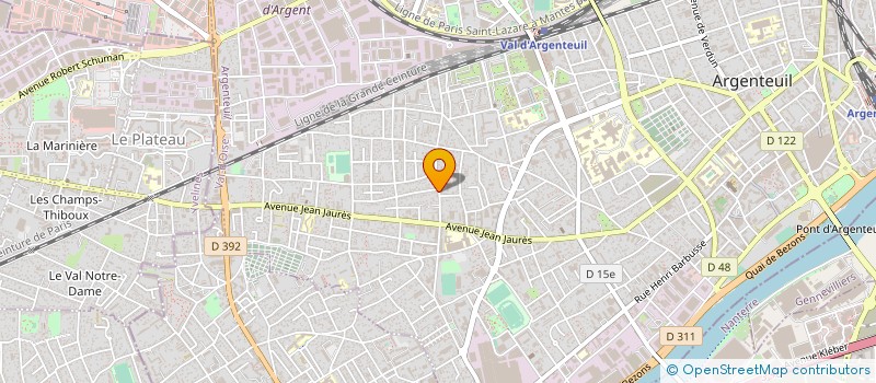 localisation de l'entreprise SARL VAL ELECTRONIQUE à ARGENTEUIL