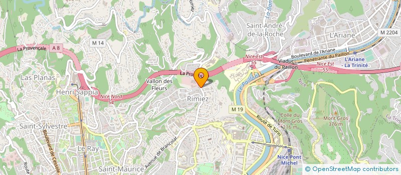 localisation de l'entreprise SARL VAL FIT à NICE
