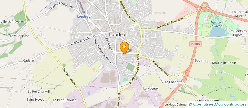 localisation de l'entreprise SARL VAL. JP. à LOUDEAC