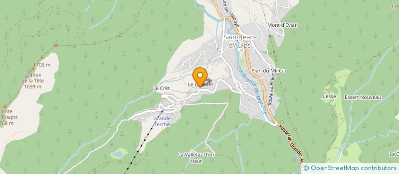 localisation de l'entreprise SARL VAL PARADIS à SAINT-JEAN-D AULPS