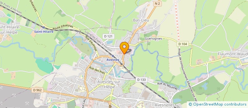 localisation de l'entreprise SARL VAL SAMBRE PERFO à AVESNES-SUR-HELPE