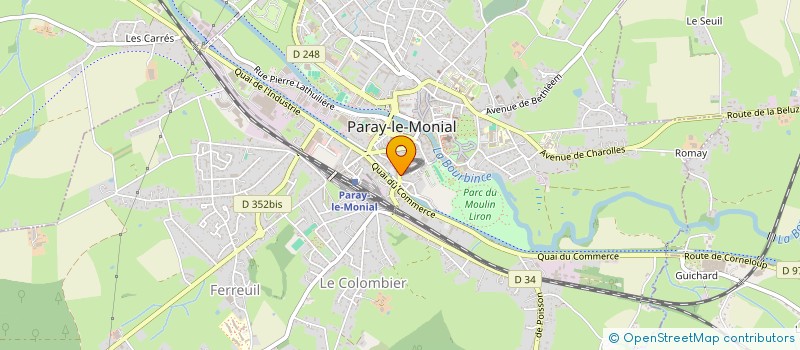 localisation de l'entreprise SARL VALANSOT  PARAY-LE-MONIAL