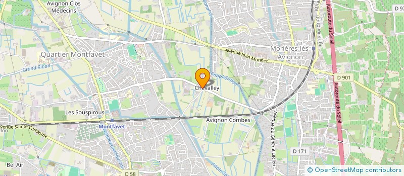localisation de l'entreprise SARL VALAT BTP à AVIGNON