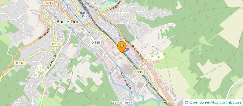 localisation de l'entreprise SARL VALBRY  BAR-LE-DUC
