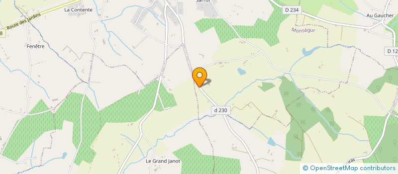 localisation de l'entreprise SARL VALDEN  MONSEGUR