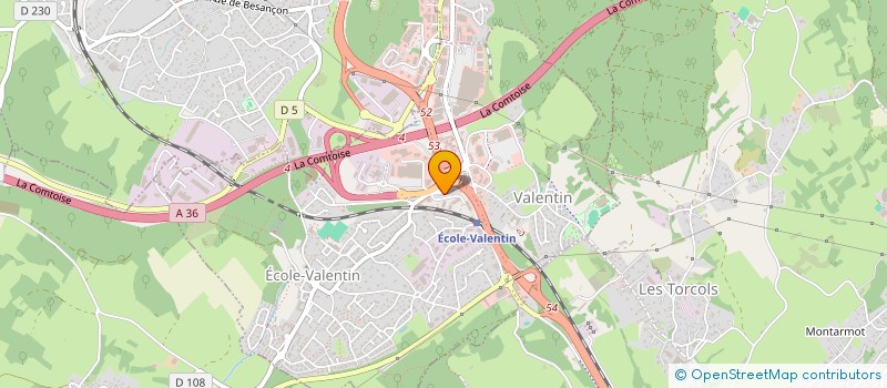 localisation de l'entreprise SARL VALENTIN DRIVE à ECOLE VALENTIN