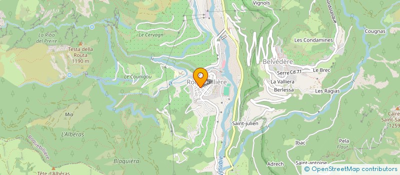 localisation de l'entreprise SARL VALENTIN ET MARION  ROQUEBILLIERE