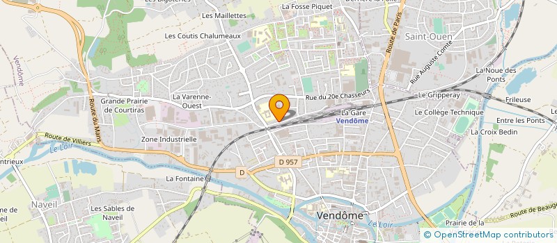 localisation de l'entreprise SARL VALENTIN FAVOREAU à VENDOME