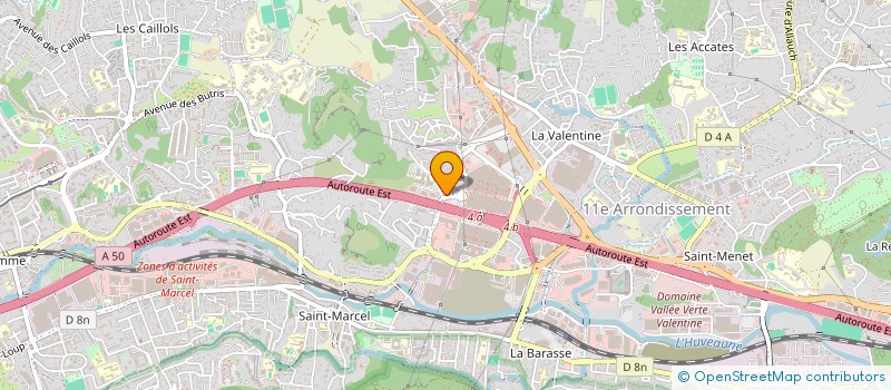 localisation de l'entreprise SARL VALENTINA CHAUSSURES  MARSEILLE