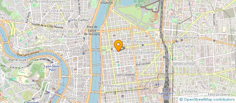 localisation de l'entreprise SARL VALERIE GUEDJ à LYON