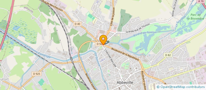 localisation de l'entreprise SARL VALERIE VETEMENTS à ABBEVILLE