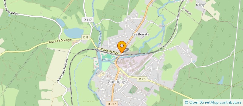 localisation de l'entreprise SARL VALET à GUERIGNY