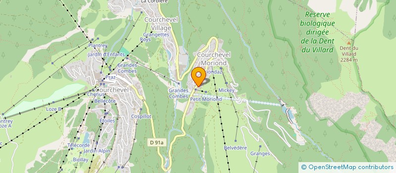 localisation de l'entreprise SARL VALHALLA à COURCHEVEL