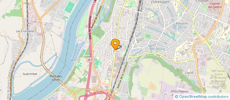 localisation de l'entreprise SARL VALIMOVIA  VALENCE