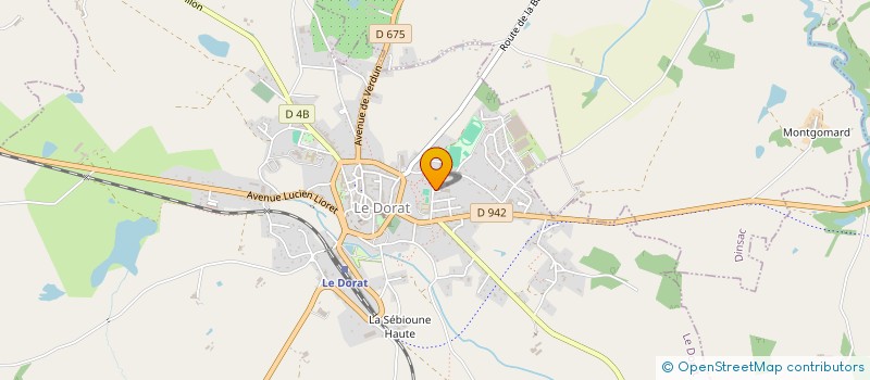 localisation de l'entreprise SARL VALLANCEE à LE DORAT