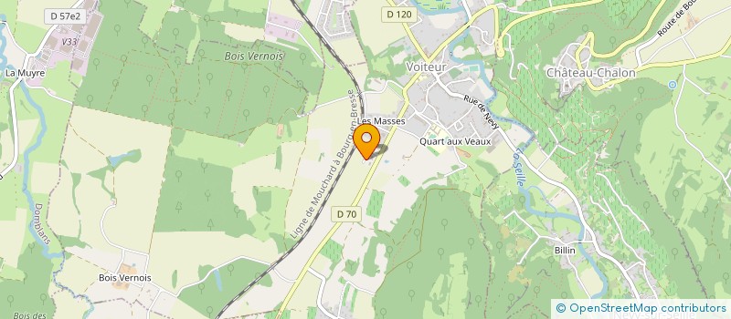 localisation de l'entreprise SARL VALLET MICKAEL  VOITEUR