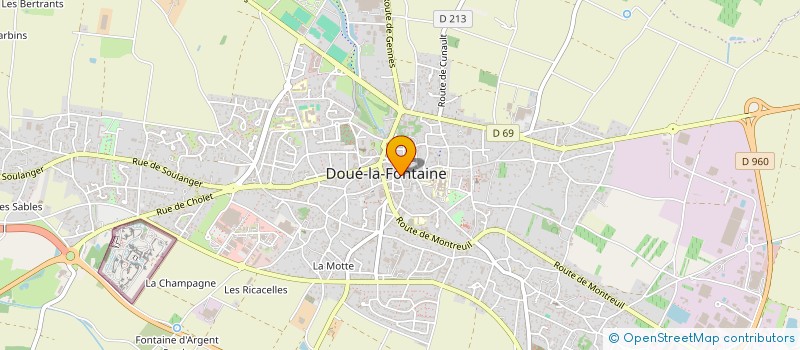 localisation de l'entreprise SARL VALLET PHILIPPE  DOUE-EN-ANJOU