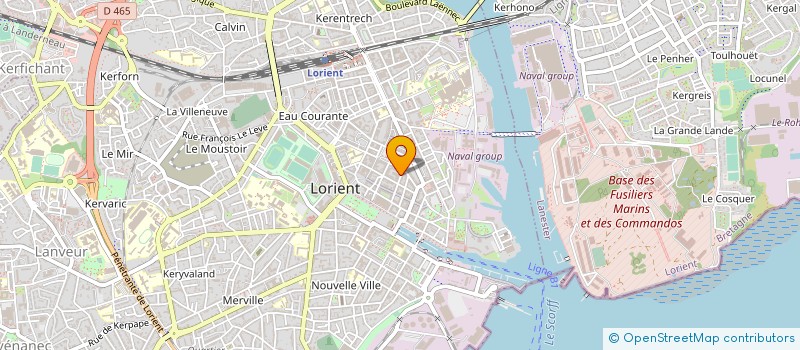 localisation de l'entreprise SARL VALMAR  LORIENT