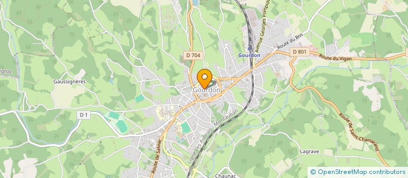 localisation de l'entreprise SARL VALMAX  GOURDON