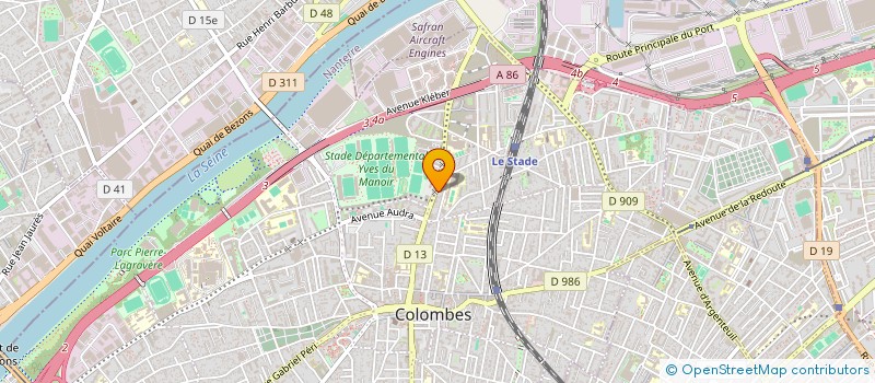 localisation de l'entreprise SARL VALMY AUTO PIECES à COLOMBES