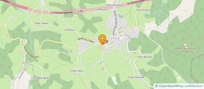 localisation de l'entreprise SARL VALOIS TRANSPORTS à VIOLAY