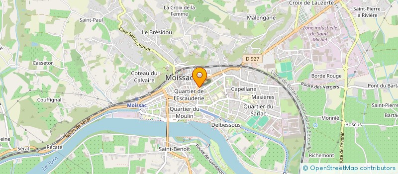 localisation de l'entreprise SARL VALORIS à MOISSAC