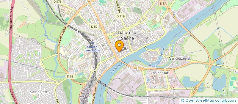 localisation de l'entreprise SARL VALRAS FERMETURES à CHALON-SUR-SAONE