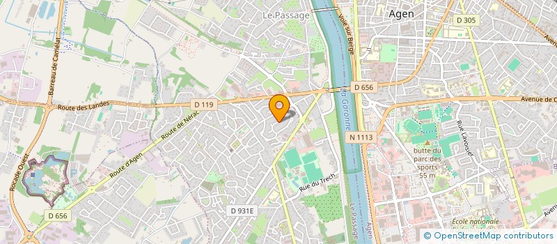 localisation de l'entreprise SARL VALVERDE  LE PASSAGE