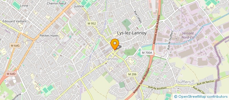 localisation de l'entreprise SARL VAN DER BECKEN à LANNOY
