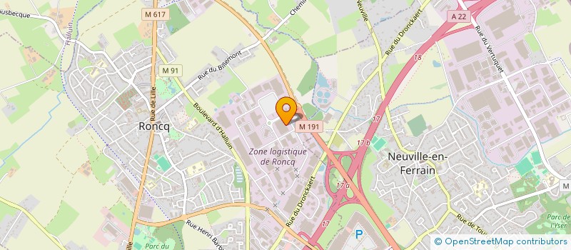 localisation de l'entreprise SARL VAN GEMMERN FRANCE à RONCQ