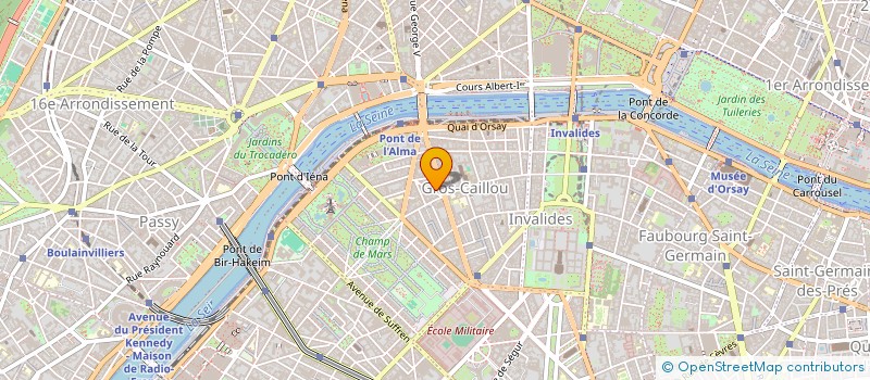 localisation de l'entreprise SARL VAN HOYE  PARIS