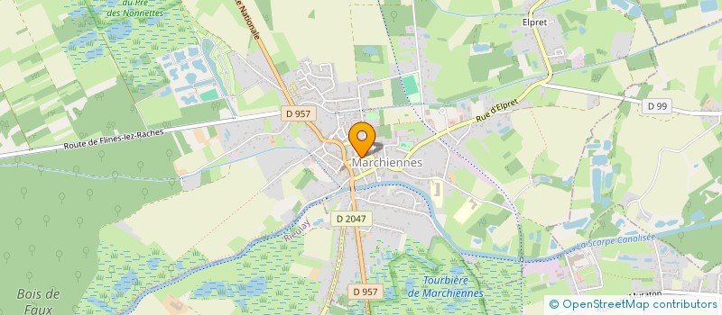 localisation de l'entreprise SARL VAN VOOREN  MARCHIENNES