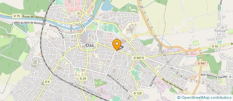 localisation de l'entreprise SARL VANDEN à DAX