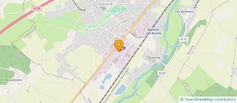 localisation de l'entreprise SARL VANDERHOVEN à NAINTRE