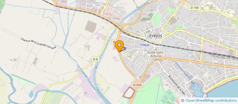 localisation de l'entreprise SARL VANES à FREJUS