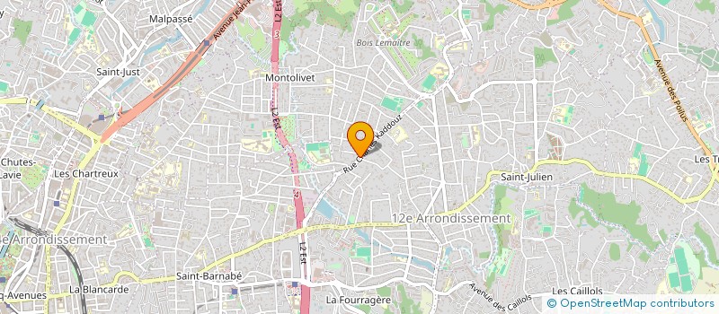 localisation de l'entreprise SARL VANGELISTA BURGIO à MARSEILLE